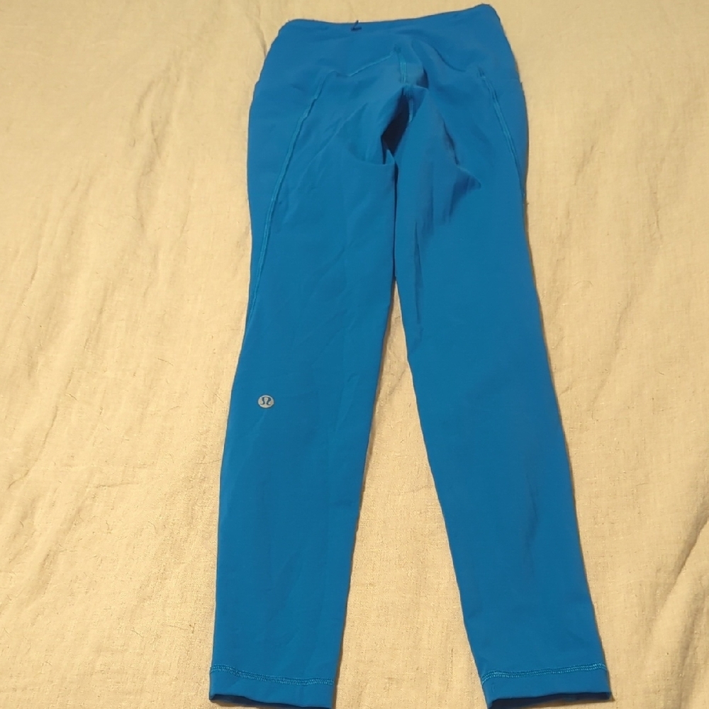 Lululemon Athletica Swift Speed Hi-Rise Tight Blue Leggings - Picture 3 of 4